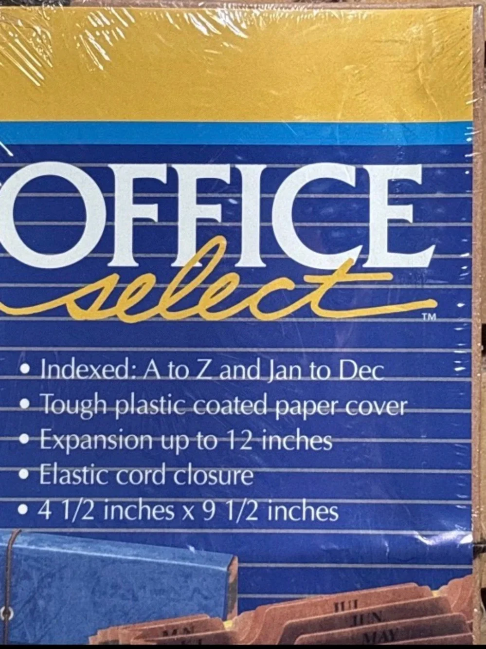 Vintage Office Select Canceled Check File 12 Pockets For Kmart